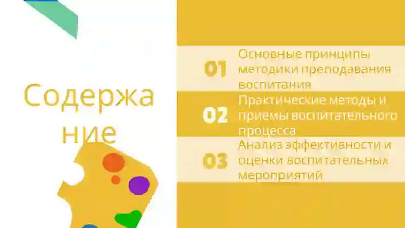Методика преподавания предмета воспитания 2