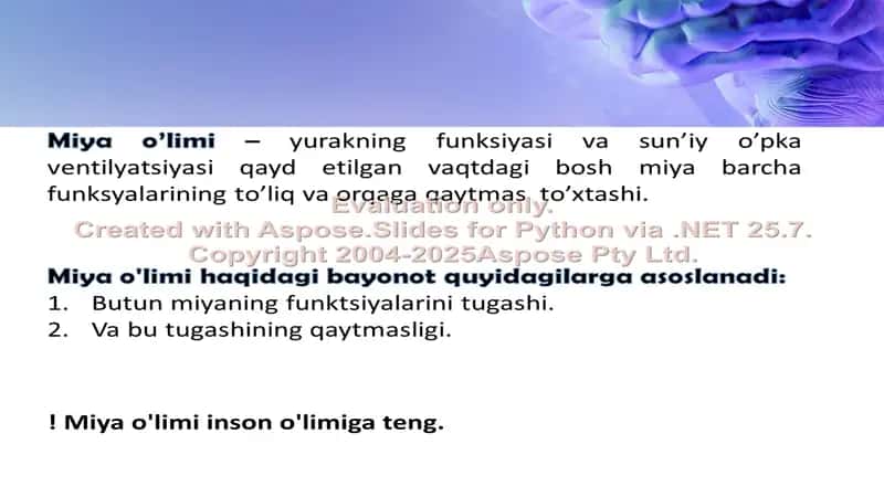 Miya o‘limi diagnostikasi 2