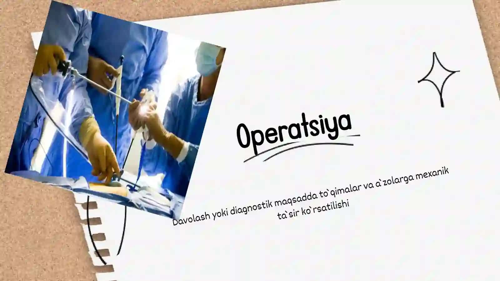 Xirurgik operatsia uning turlari va davrlari 2