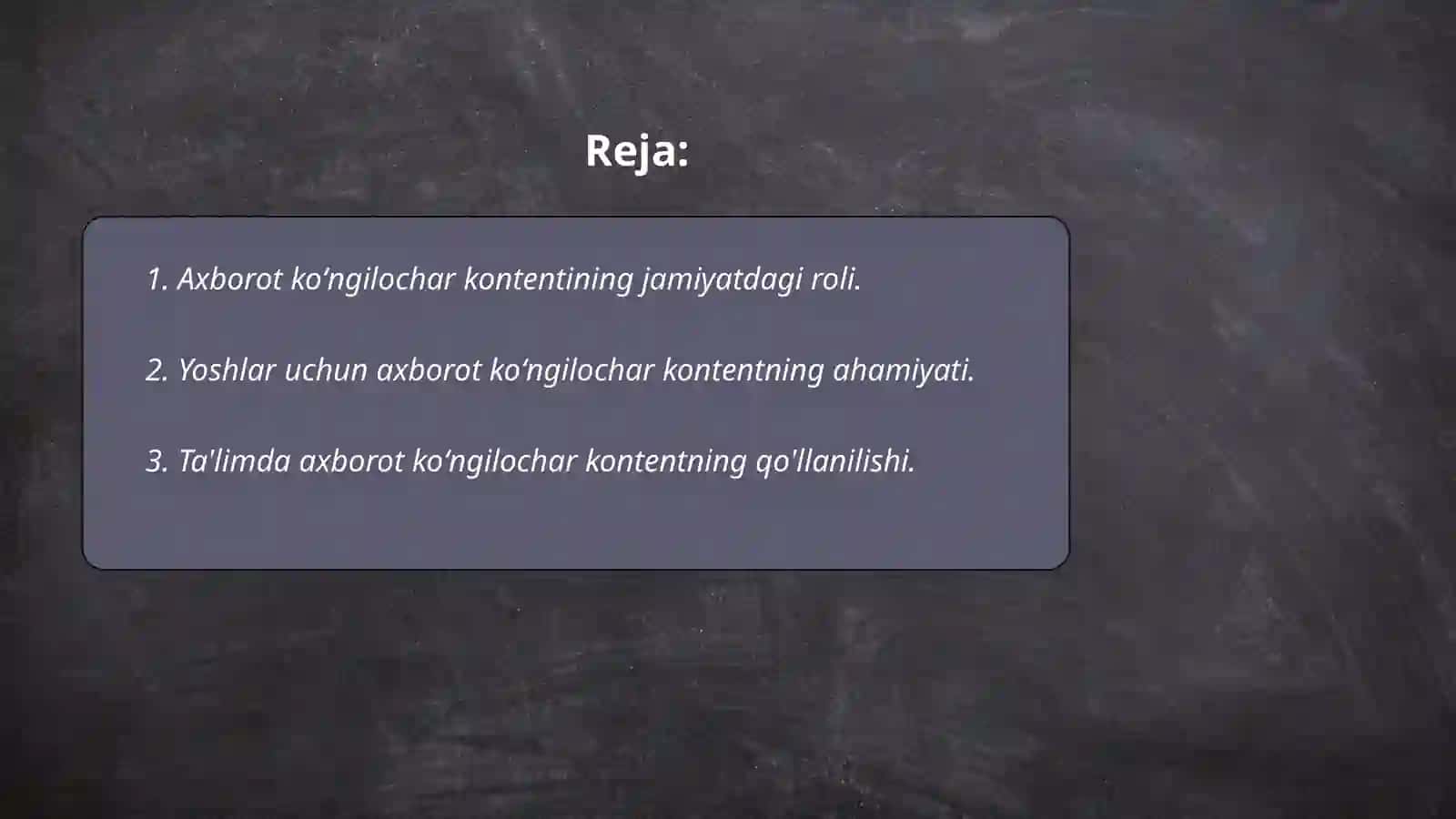 Axborot koʻngilochar kontentining ahamiyati 2