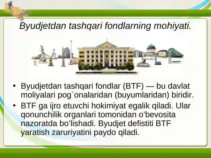 Byudjetdan tashqari fondlar 2