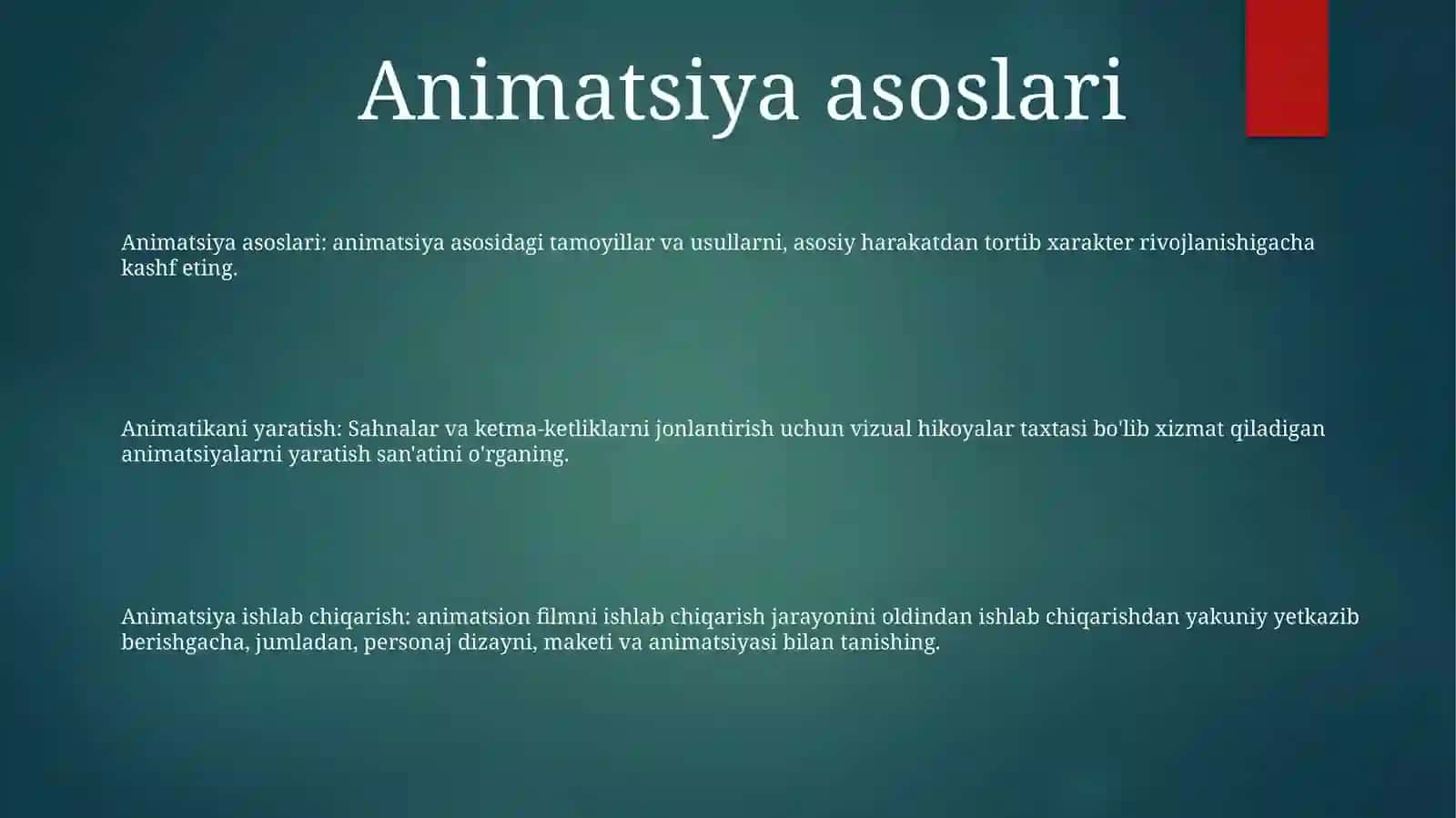 AnimatsiyonLavhalarYaratish 2