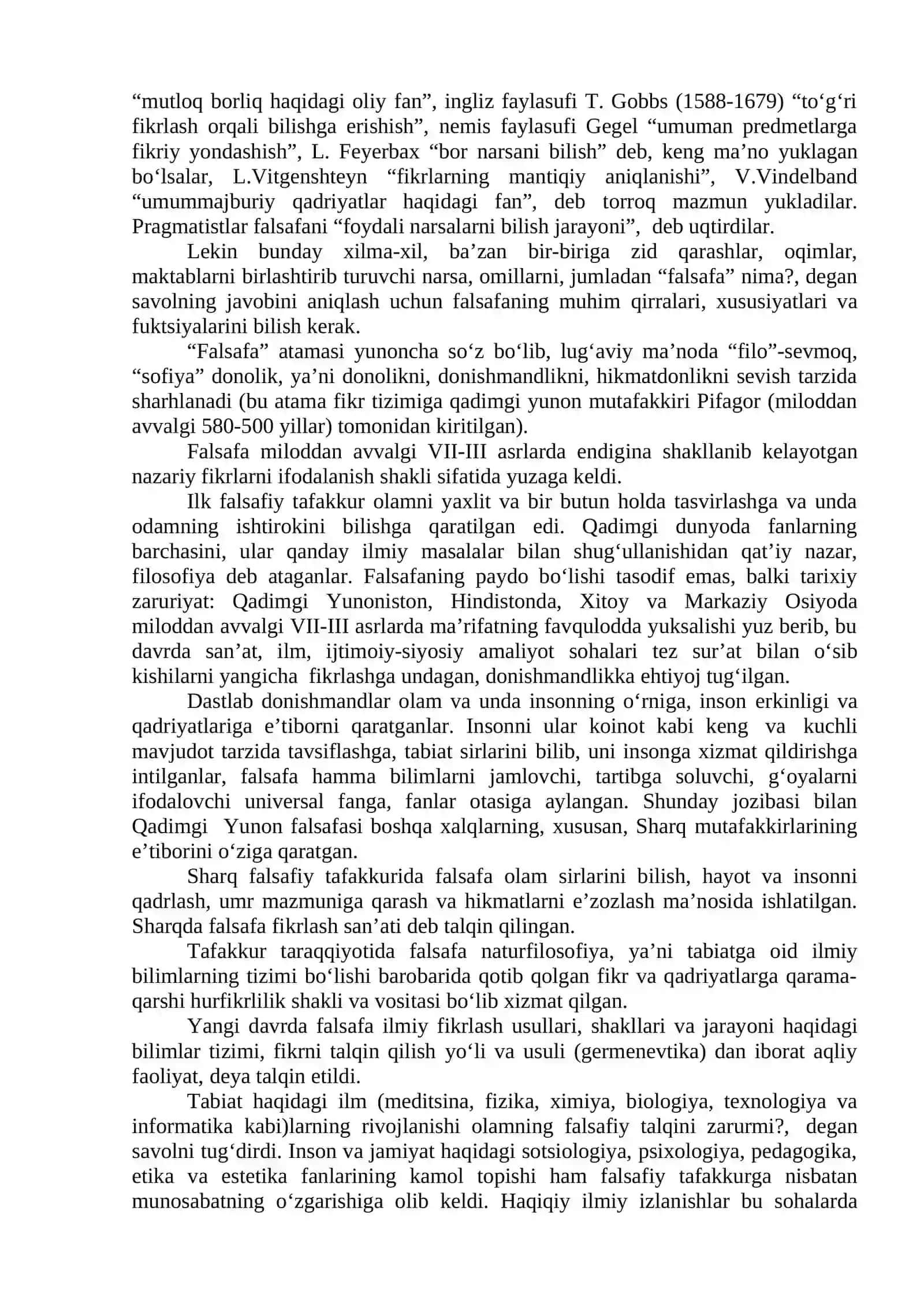 FALSAFA VA UNING JAMIYAT HAYOTIDAGI ROLI 2