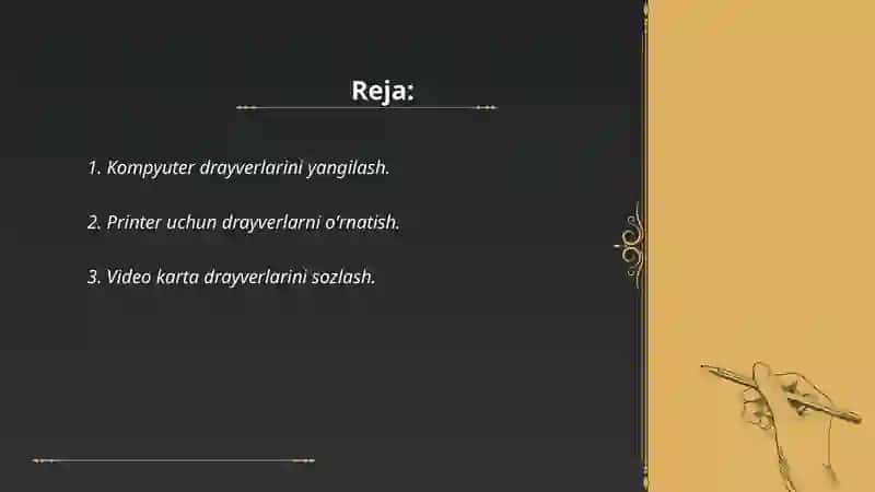 Kompyuter drayverlarini yangilash 2