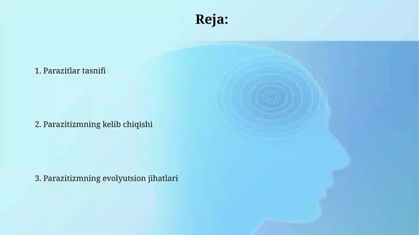Parazitlar klassifikatsiyasi 2
