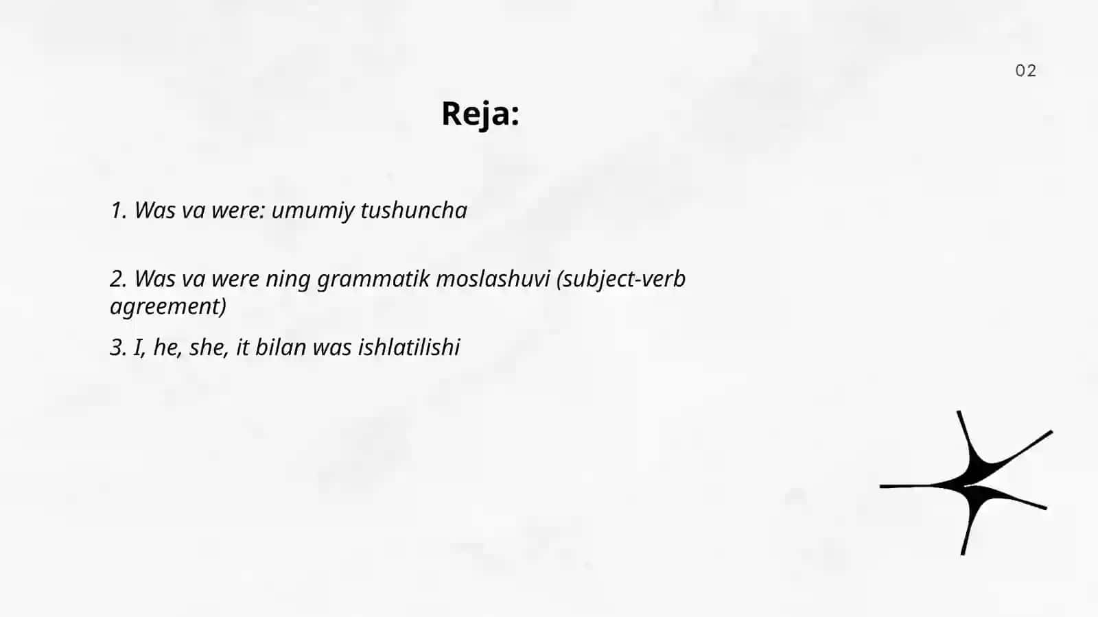 Was va were: umumiy tushuncha 2