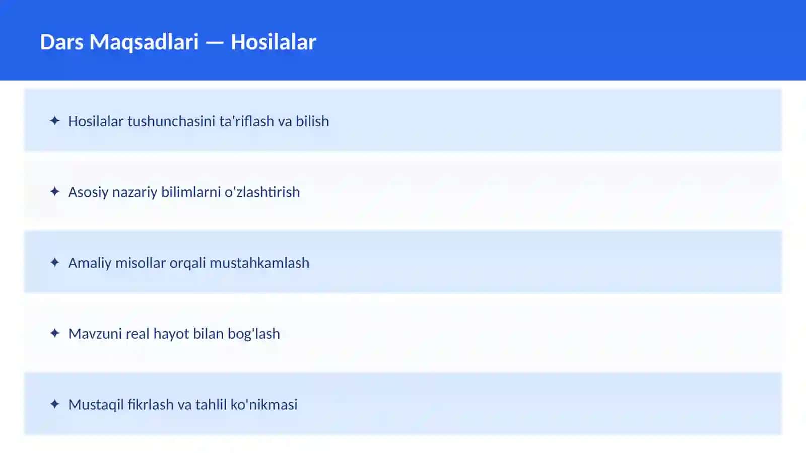 MATEMATIKA Dars Isi 2