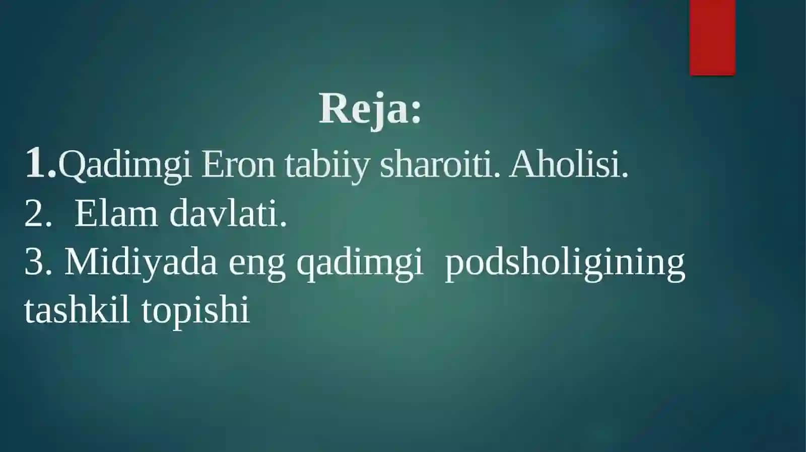 Qadimgi Eron ta'biy sharoiti 2