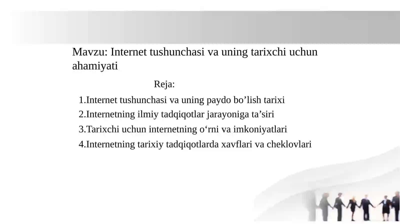 Internet tushunchasi va uning tarixchi uchun ahamiyati 2