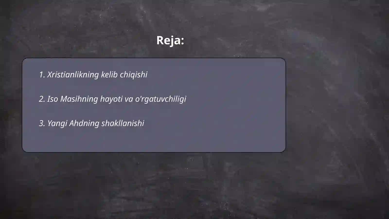 Xristianlik dini tarixi va g'oyalari 2