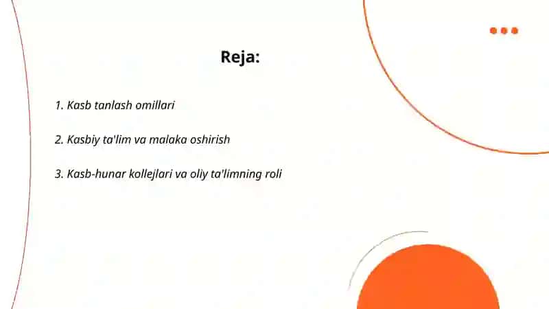 Kasb tanlash omillari 2