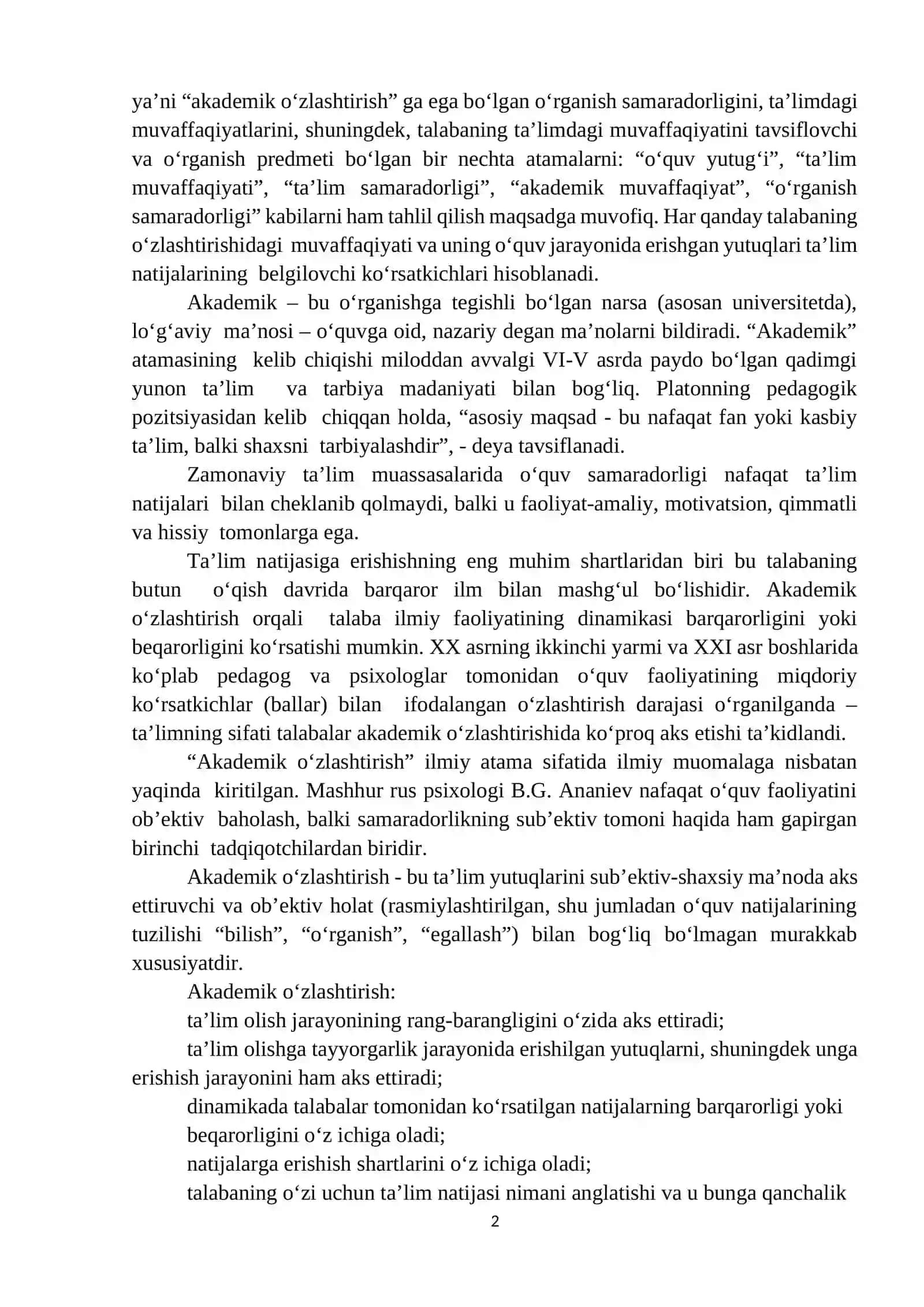 MA’RUZA MASHG‘ULOTI MATERIALLARI 2
