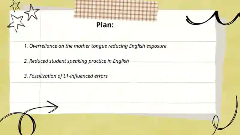 Some difficulties of using the mother tongue in the English class 2