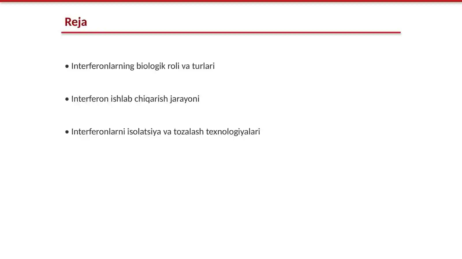 Interferon ishlab chiqarish texnologiyasi 2