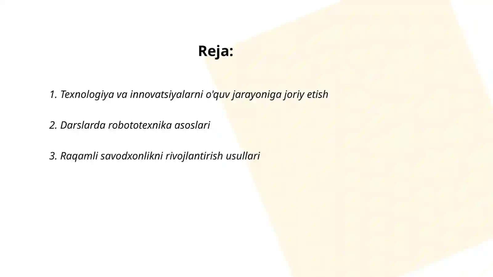 Texnologiya fani darslariga integratsion yondashuv 2