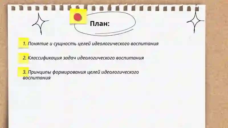 Цели и задачи идеологического воспитания 2