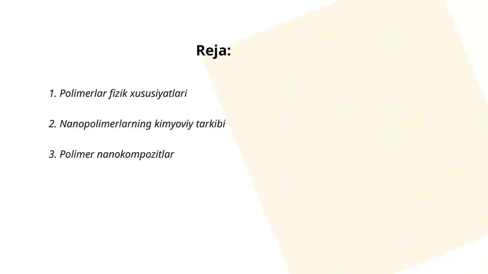 Polimer nanotexnologiya 2