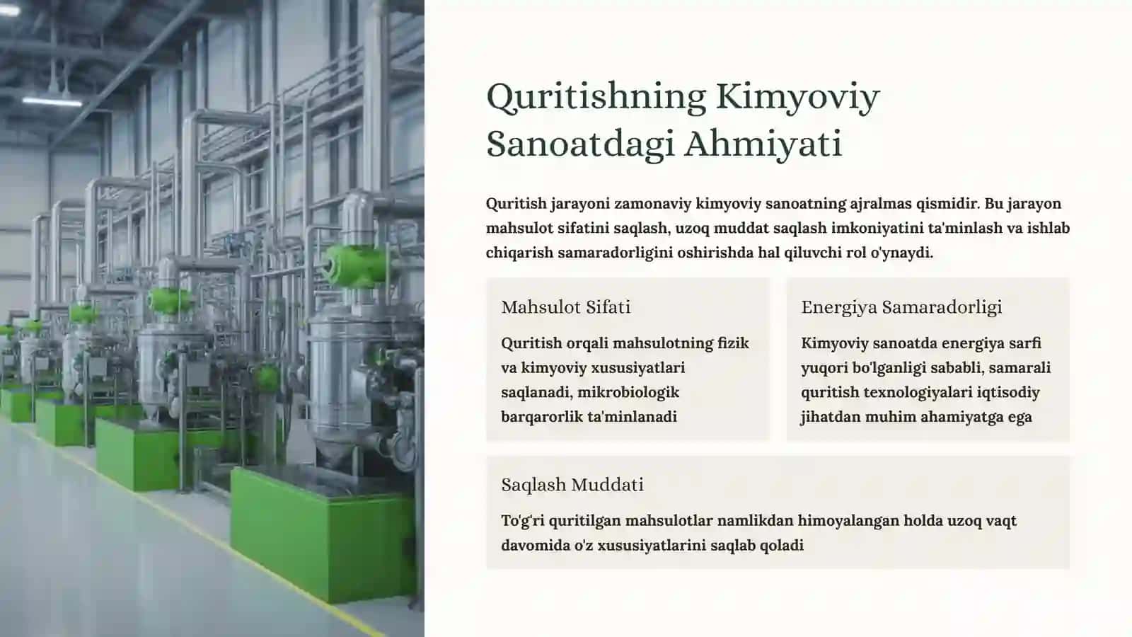 Kimyoviy Ishlov Berish Orqali Quritish Usullari 2