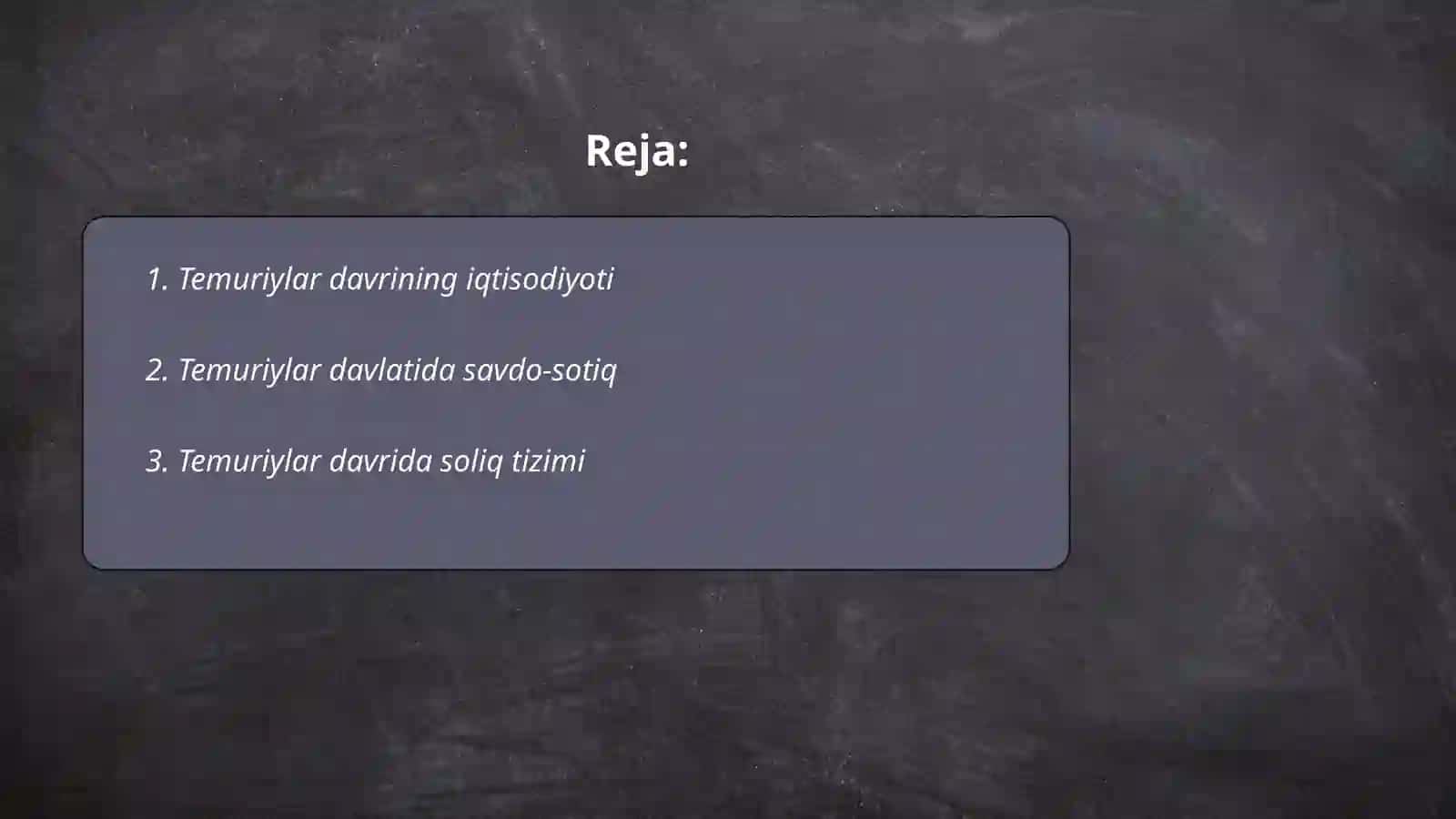 Temuriylar davri iqtisodiy gʻoyalarning taʼsiri 2