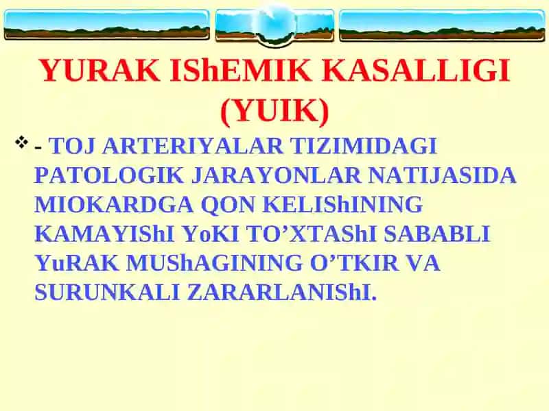 YURAK ISHEMIK KASALLIGI 2