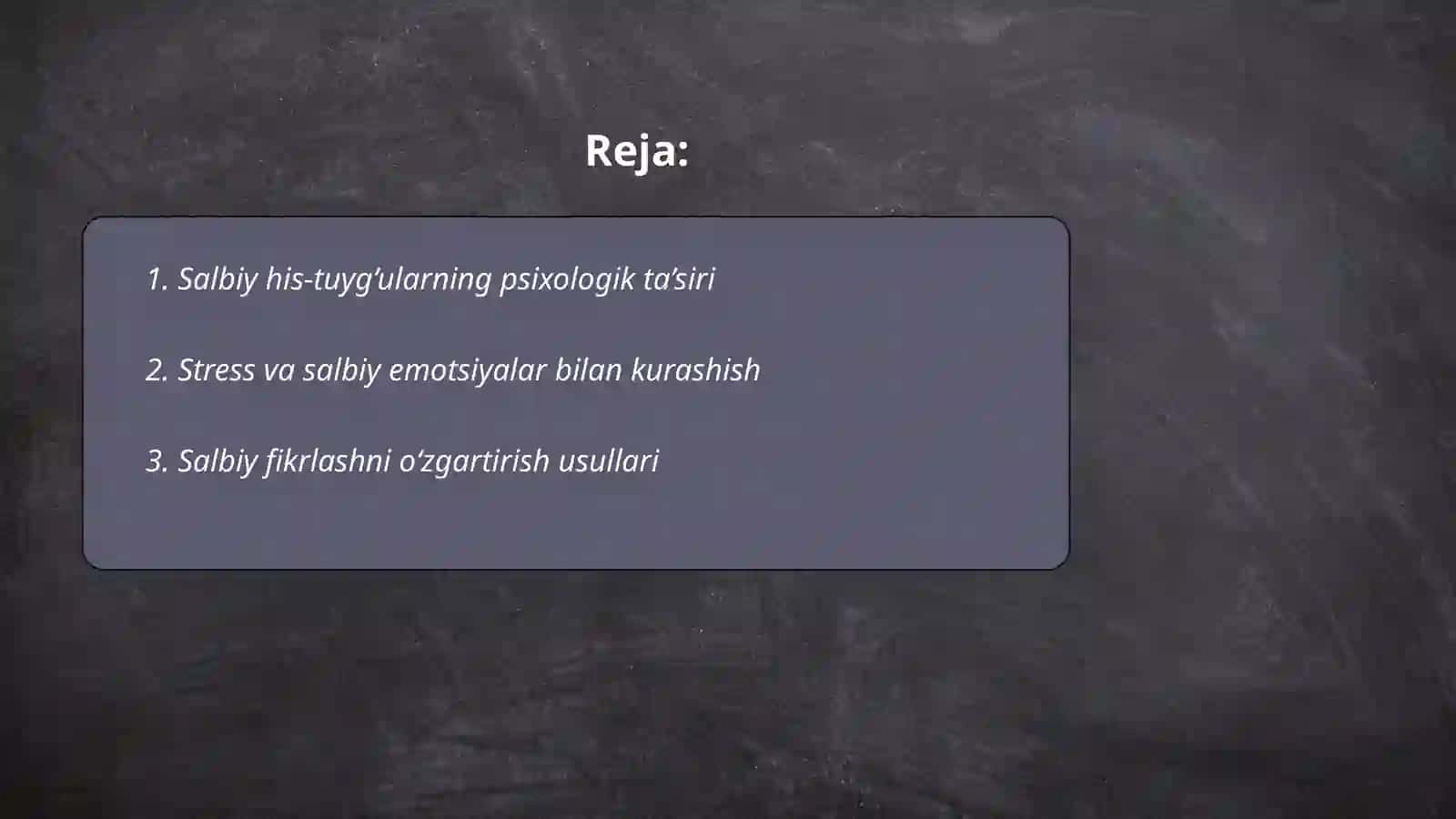 Salistiriw psixologiyasi 2