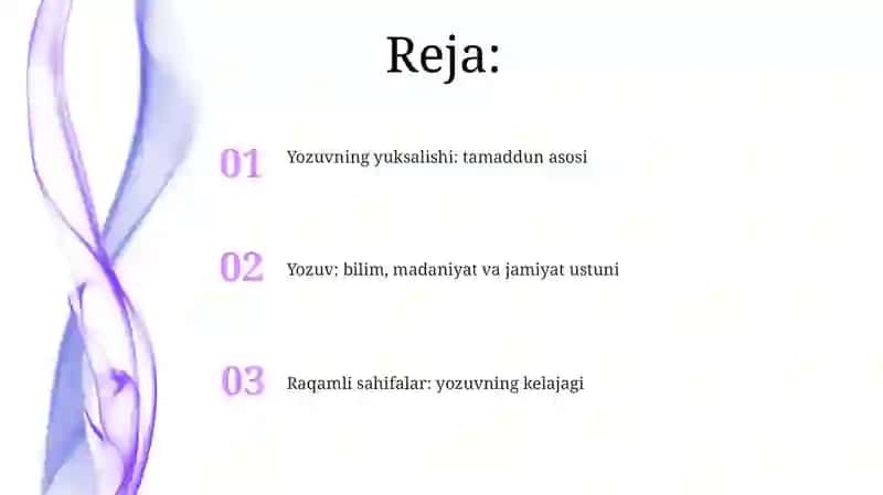Yozuvning insoniyat tamadudidagi oʻrni 2
