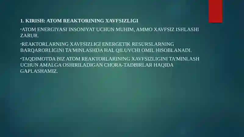 AtomReaktoriningxavfsizligi 2