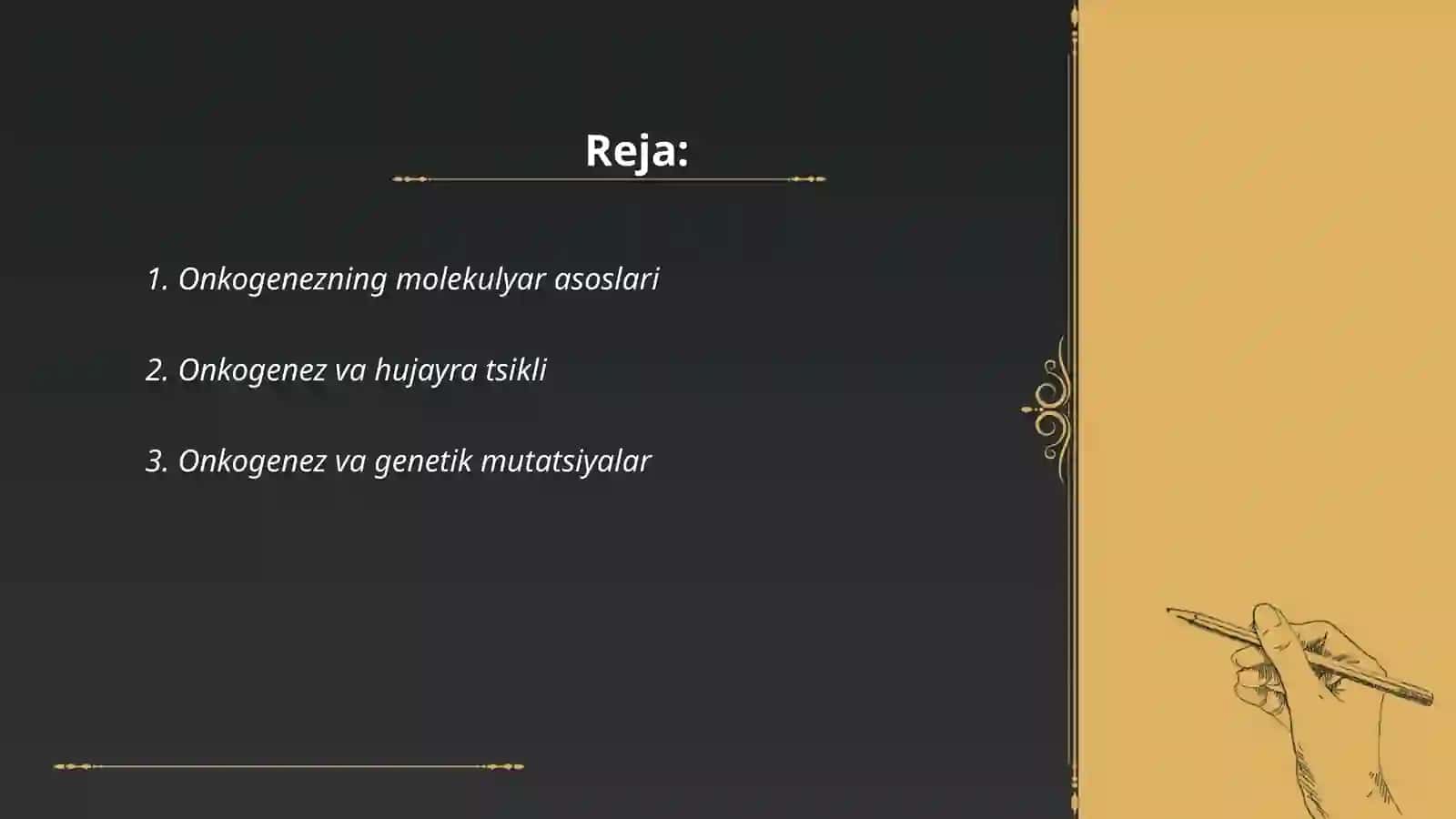 Onkogenez va uning oqibatlari 2