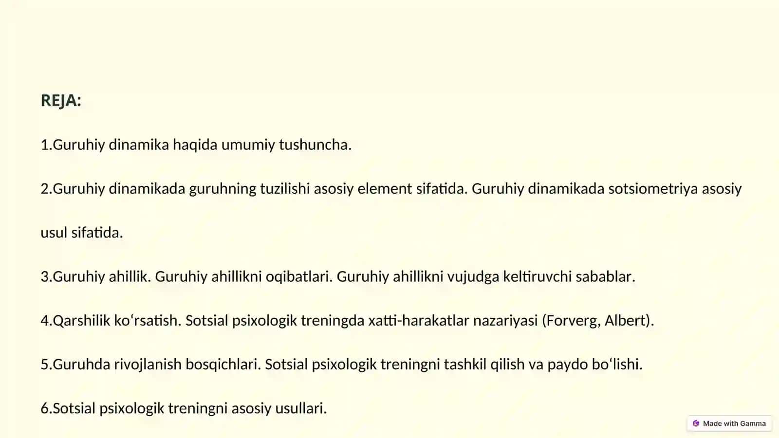 GURUHIY DINAMIKA JARAYONLARI 2