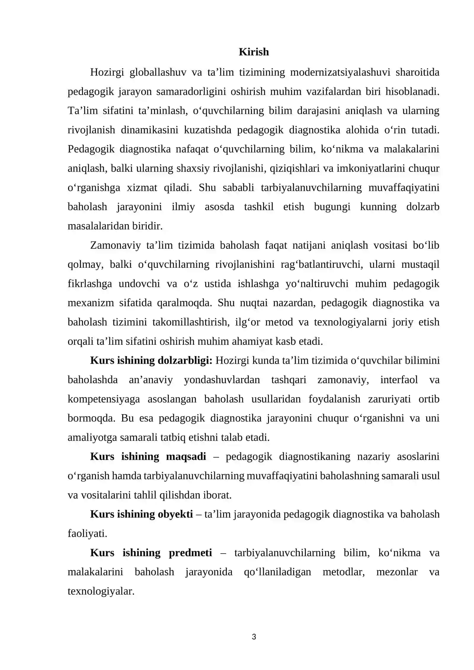 PEDAGOGIK DIAGNOSTIKA VA TARBIYALANUVCHILARNING MUVAFFAQIYATINI BAHOLASH 2