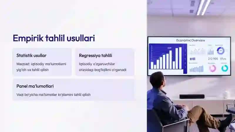 Iqtisodiyot fanlarining o’ziga xos usullari 2