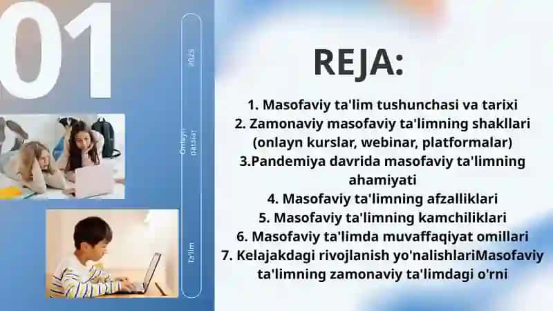 MASOFAVIY TA’LIMNING AFZALLIKLARI VA KAMCHILIKLARI 2