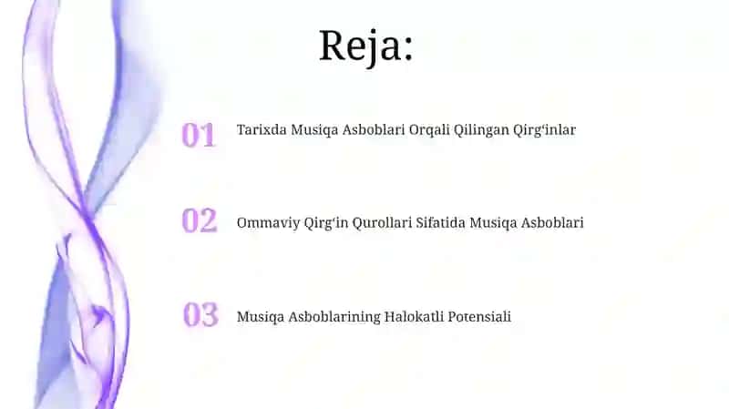 Ommmaviy Qirgʻin Qurollari Sifatida Musiqa Asboblari 2