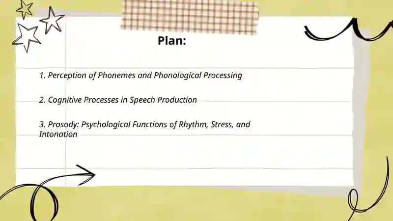 Psychological Description of Speech: Unravelling the Spoken Word 2