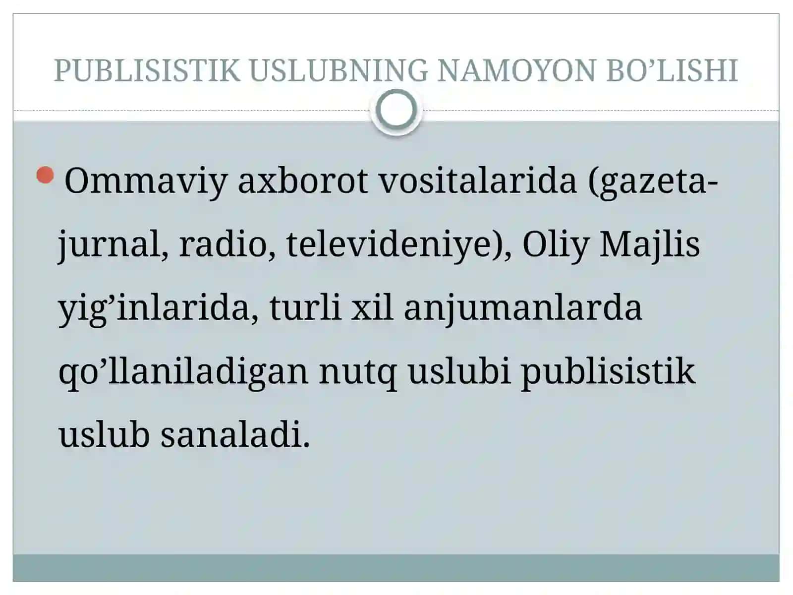 PUBLISISTIK USLUB 2