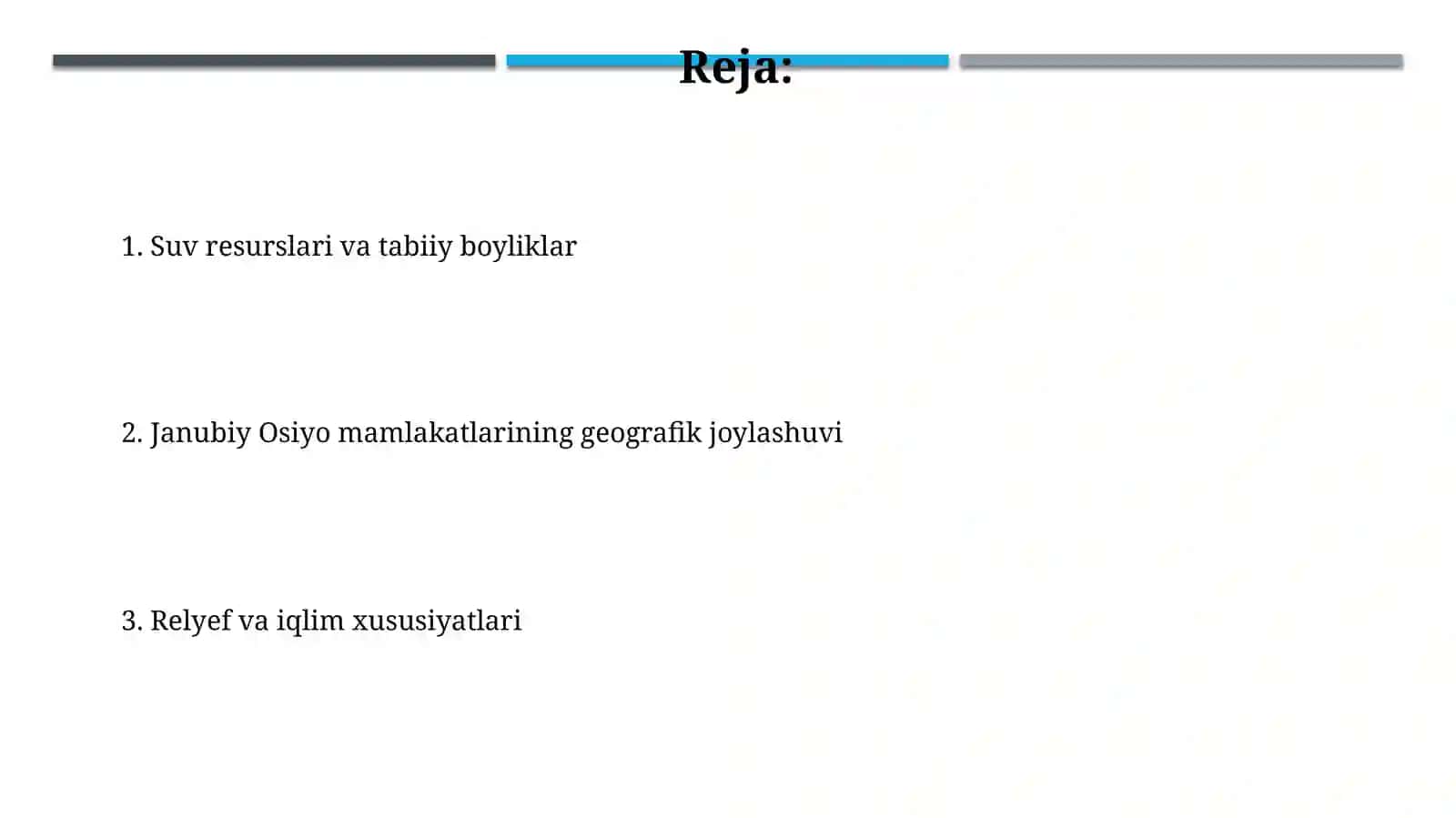 Janubiy osiyo davlatlari geografiyasi 2