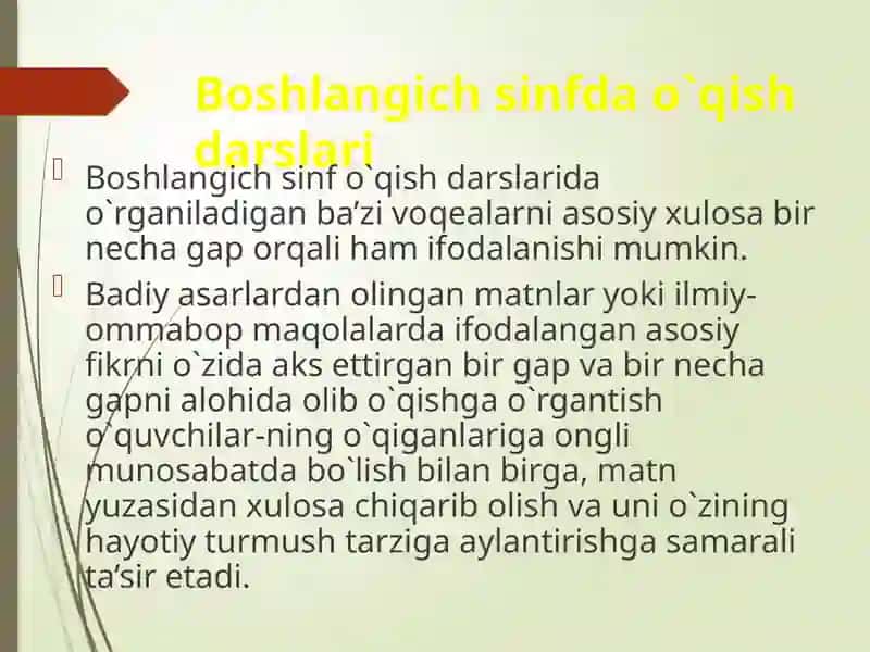 Ifodalio'qishni ijrosining ahamiyati 2