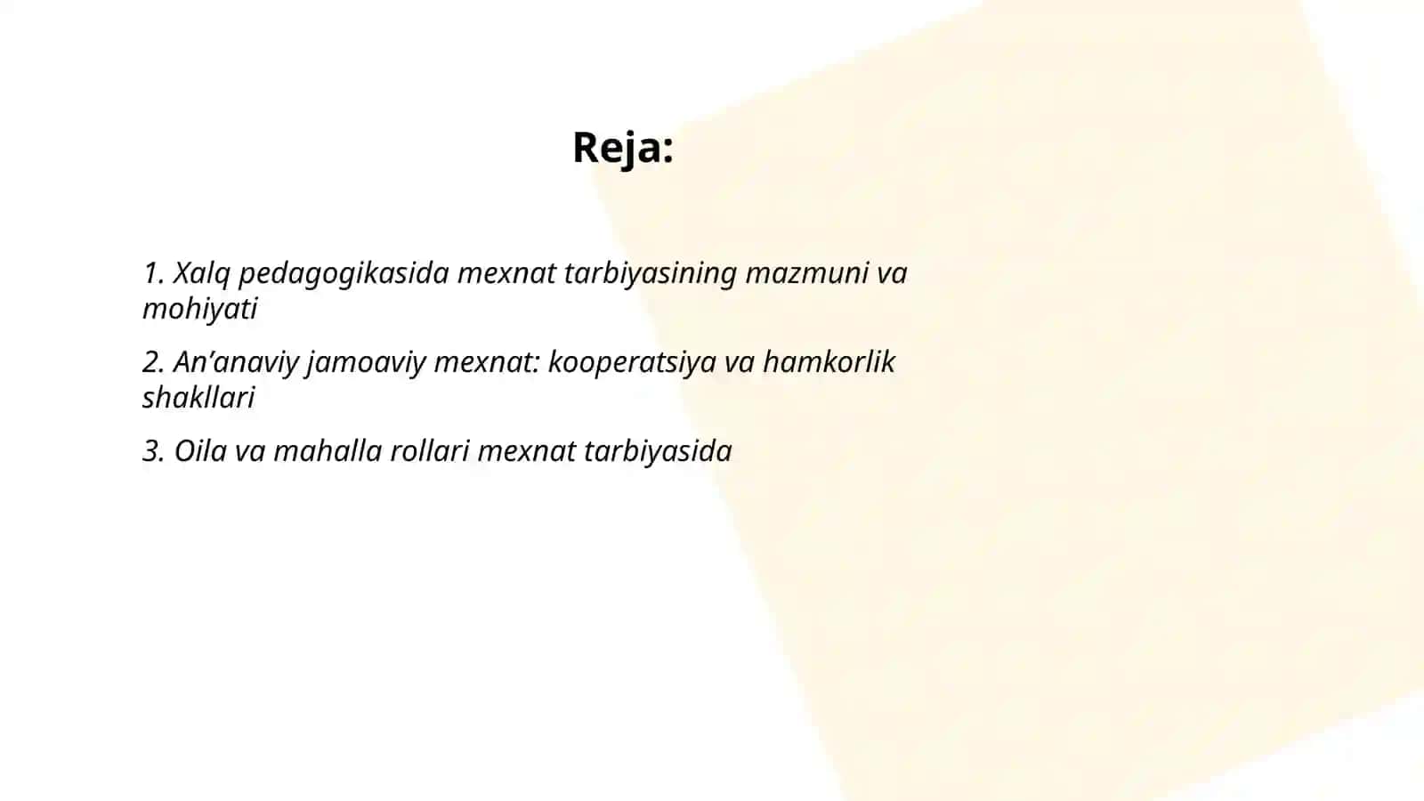 Xalq pedagogikasida mexnat tarbiyasi 2