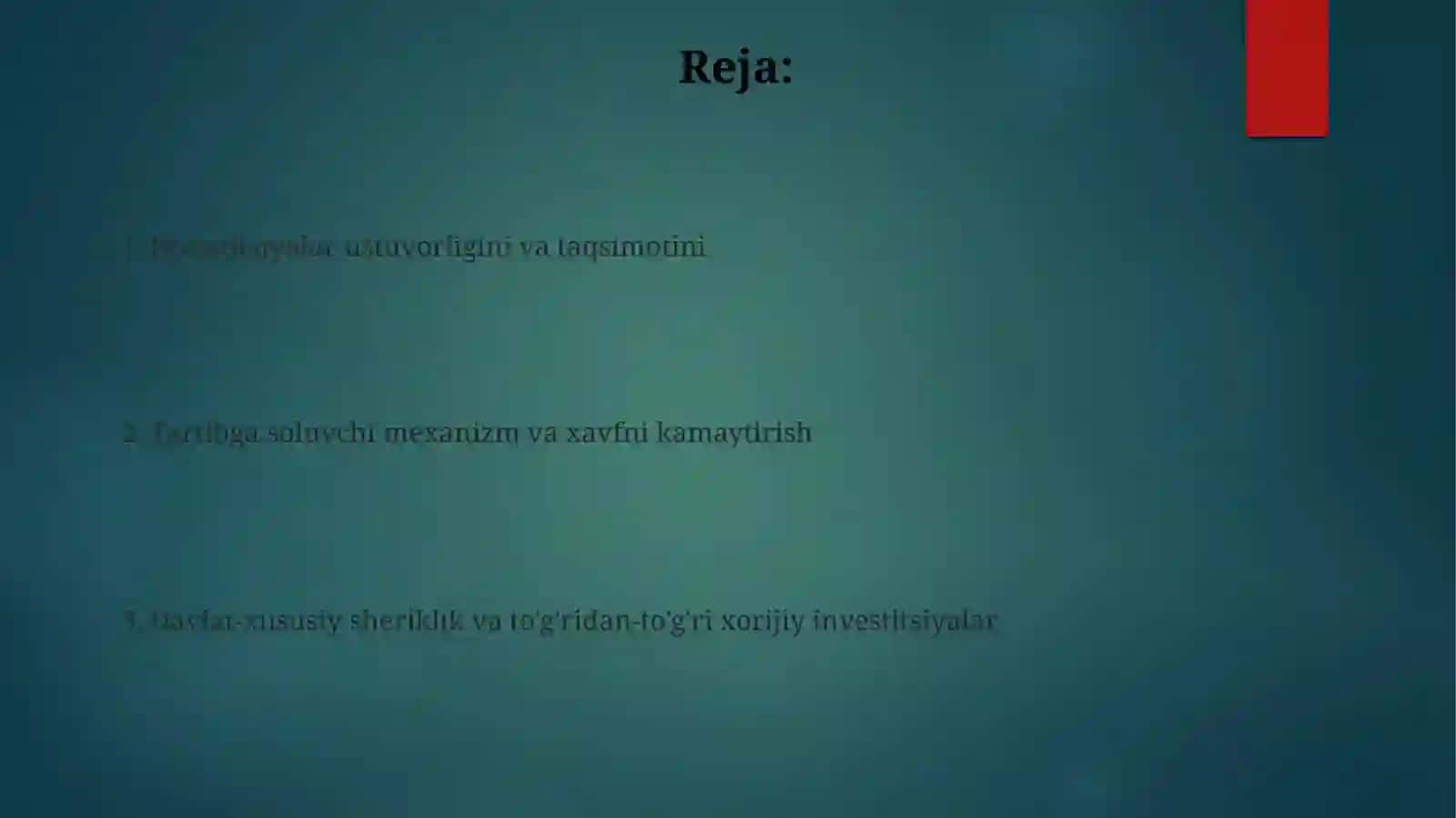 Davlat-Xususiy Sheriklik (DXS) 2