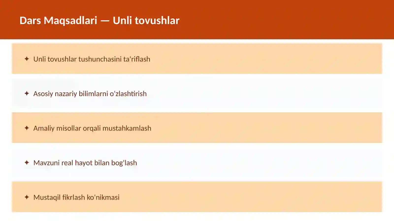 O'ZBEK TILI Fonetika asoslari 2