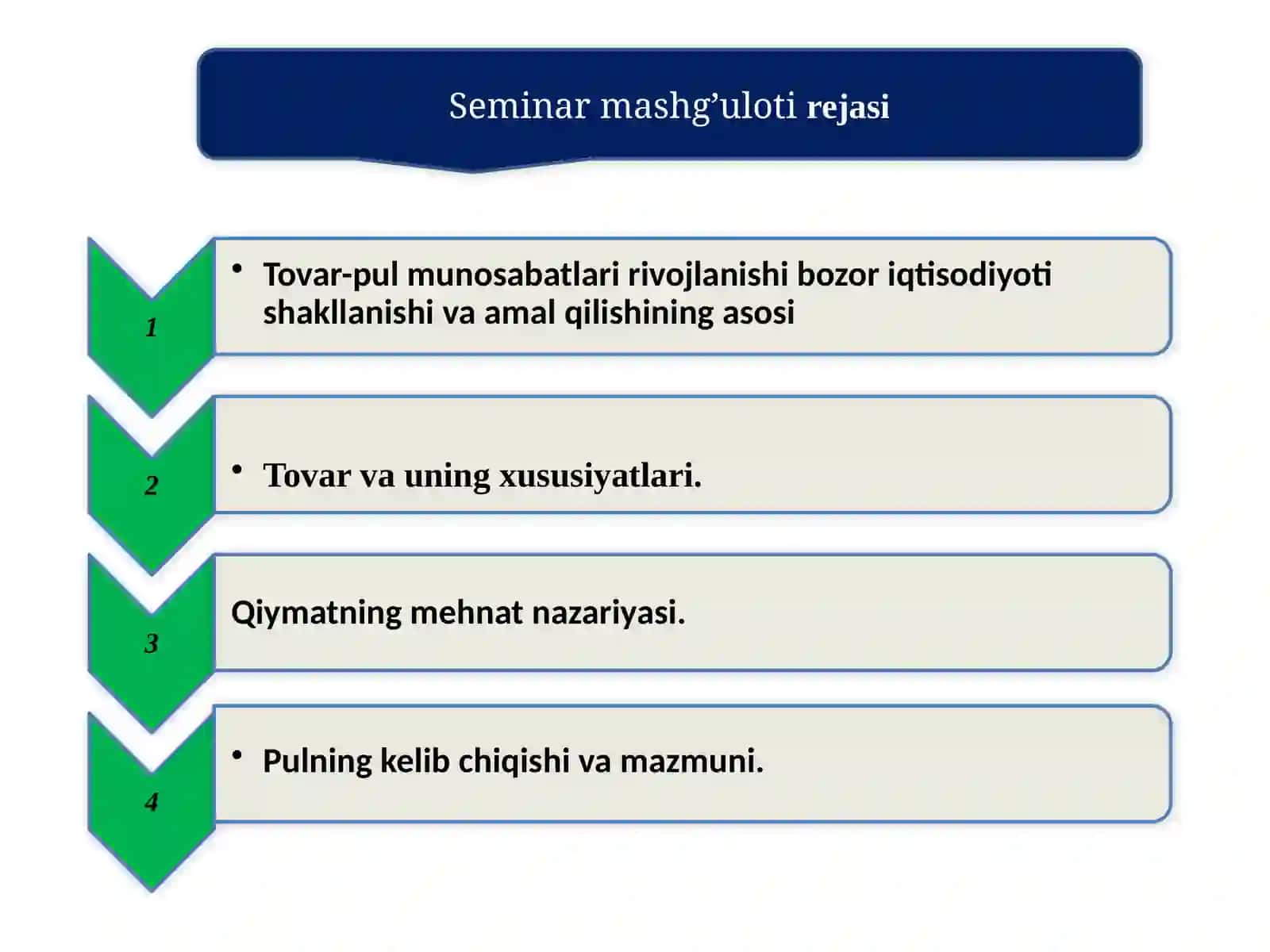 Iqtisodiyot nazariyasi 2