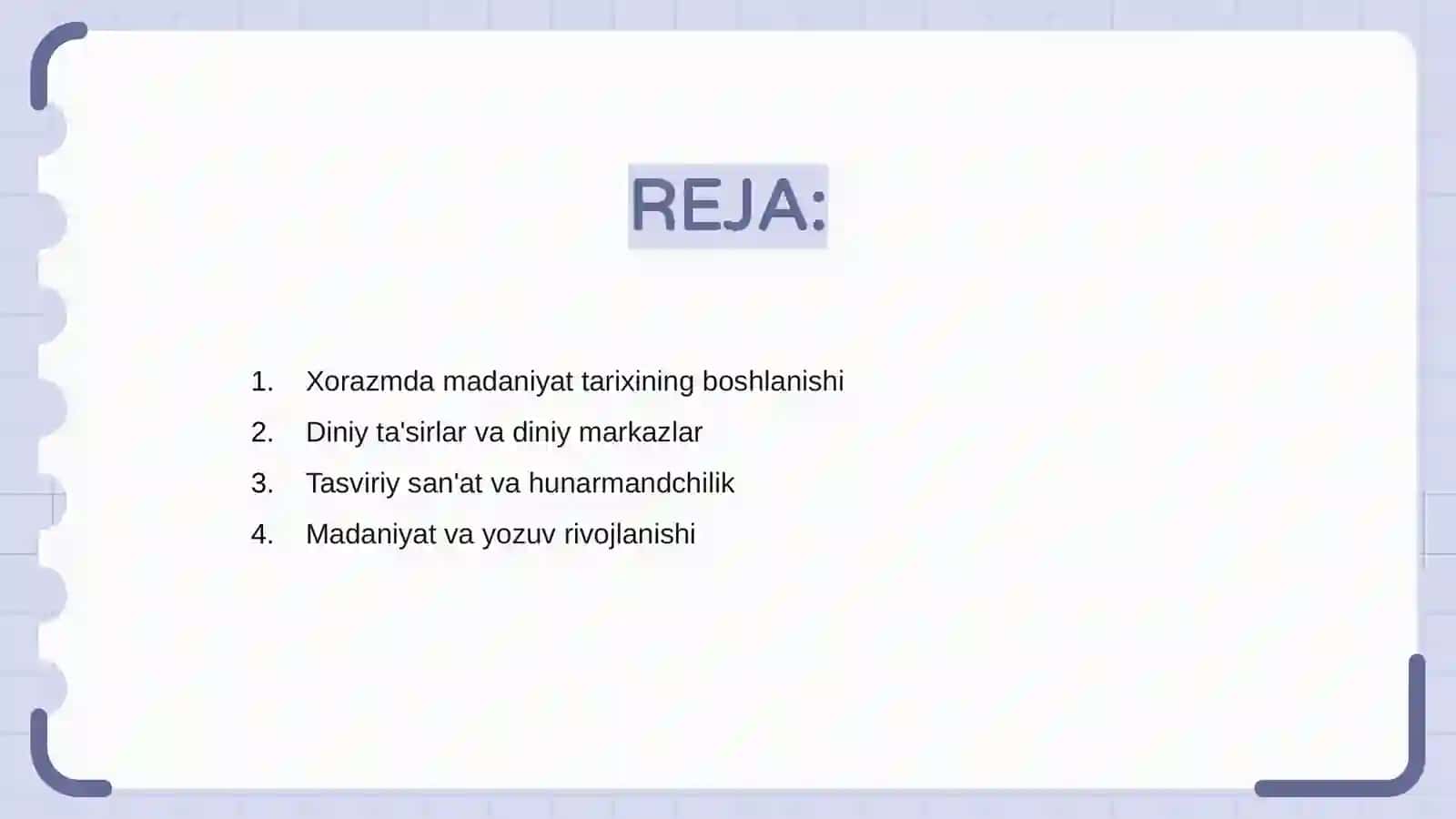Xorazmda shahar madaniyatning shakllanishi 2