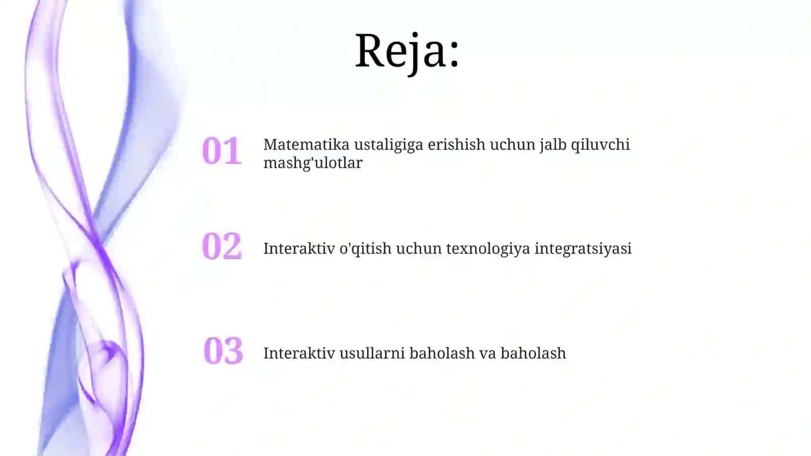 Boshlanğich sinf matematika darslari dasturi 2