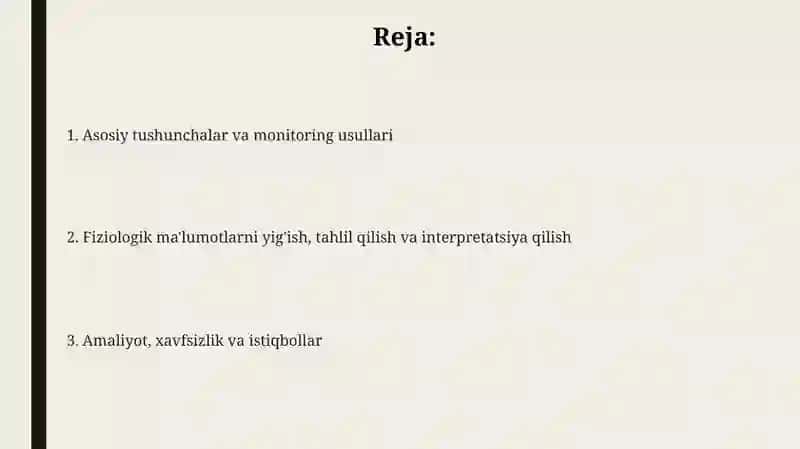 Tananing jismoniy holatini nazorat qilish uslubi 2