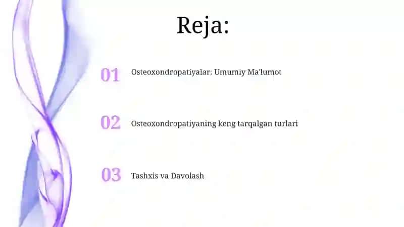 Osteoxondropatiyalar haqida 2