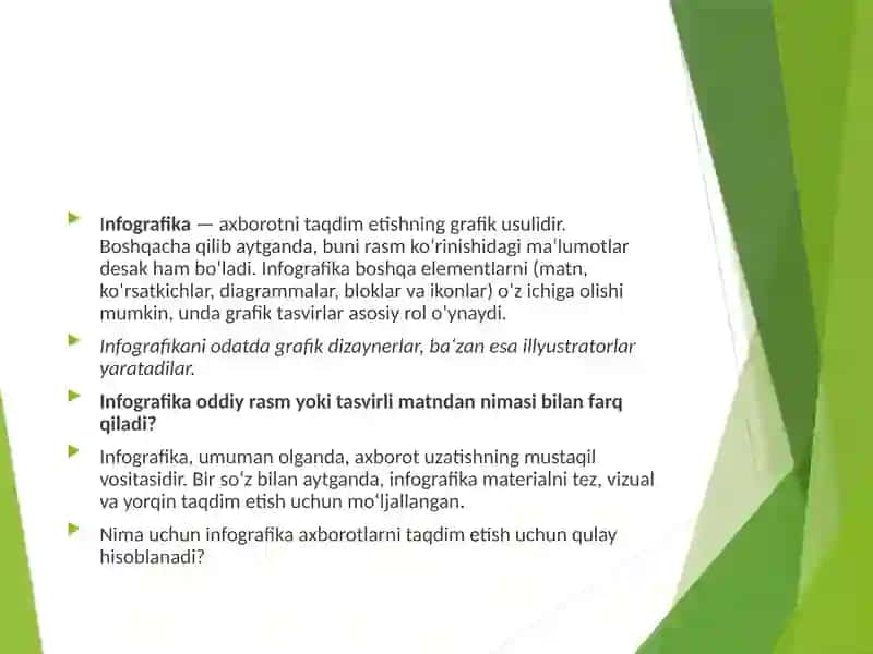 Infografika Yaratishga oid dasturiy ta'minotlar 2