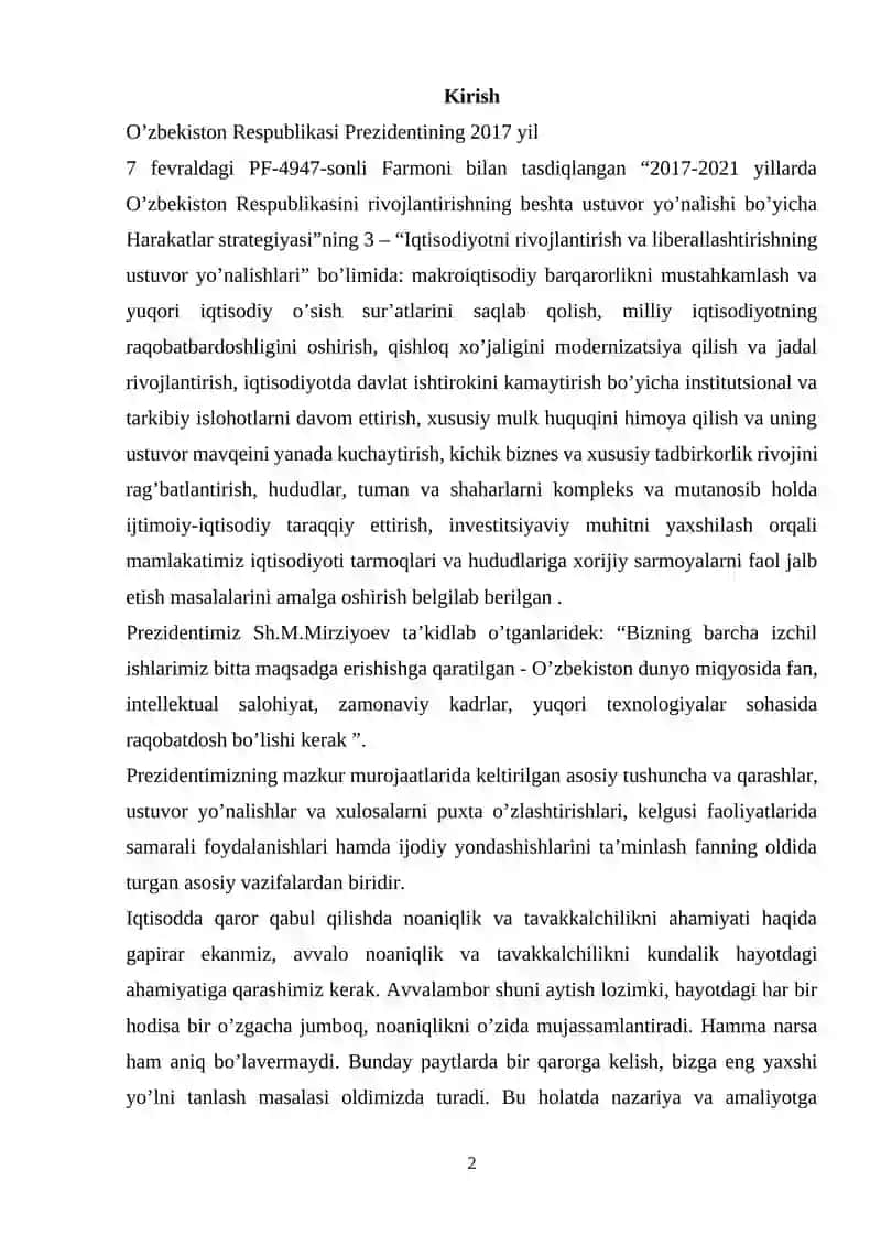 Tavakkalchilikni pasaytirishda sugʼurtaning ahamiyati 2