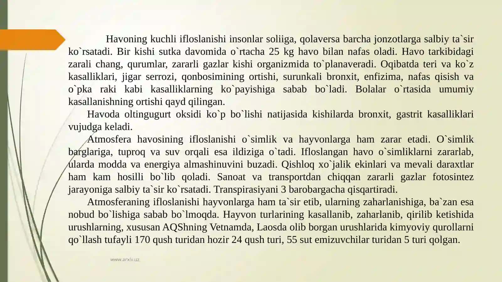 Biologik resurslarni himoya qilish 2