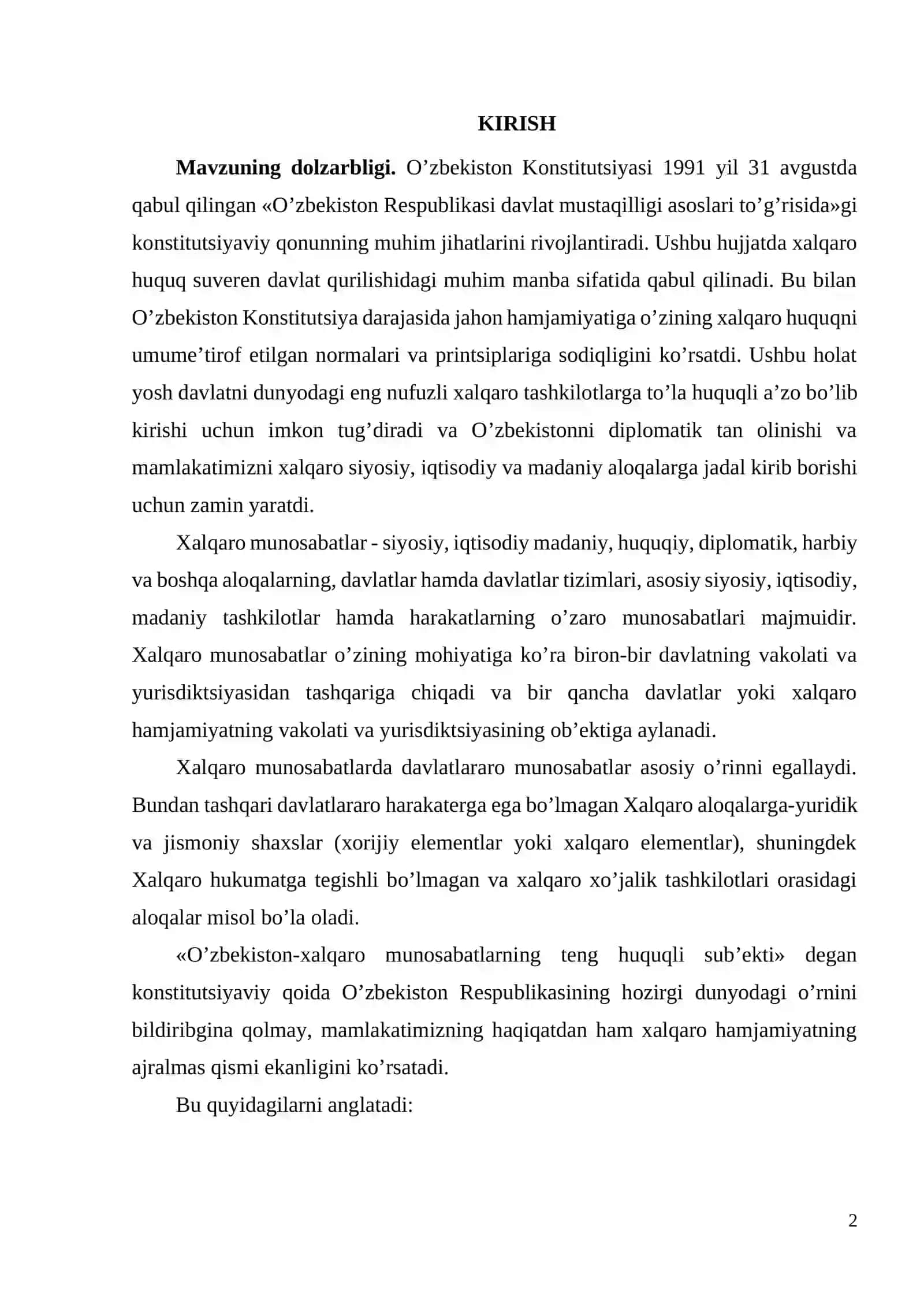 TASHQI SIYOSAT VA DIPLOMATIYA TUSHUNCHASI 2