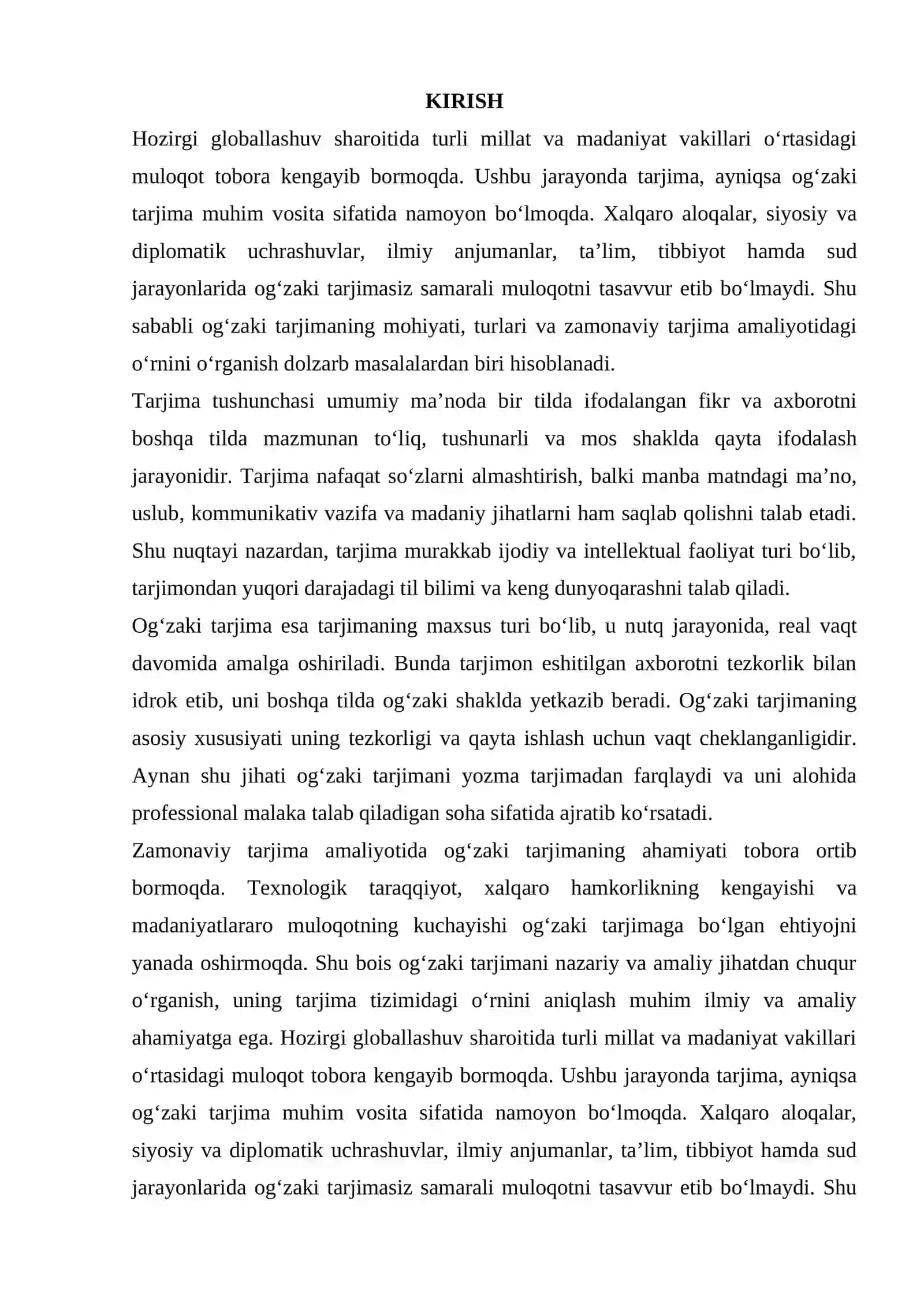 OG’ZAKI TARJIMA VA UNING ZAMONAVIY TARJIMA AMALYOTIDAGI O’RNI 2
